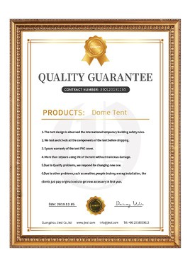 dome tent certificate dome tent certificate
